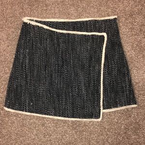 Hem & Thread Navy and Cream Skirt
